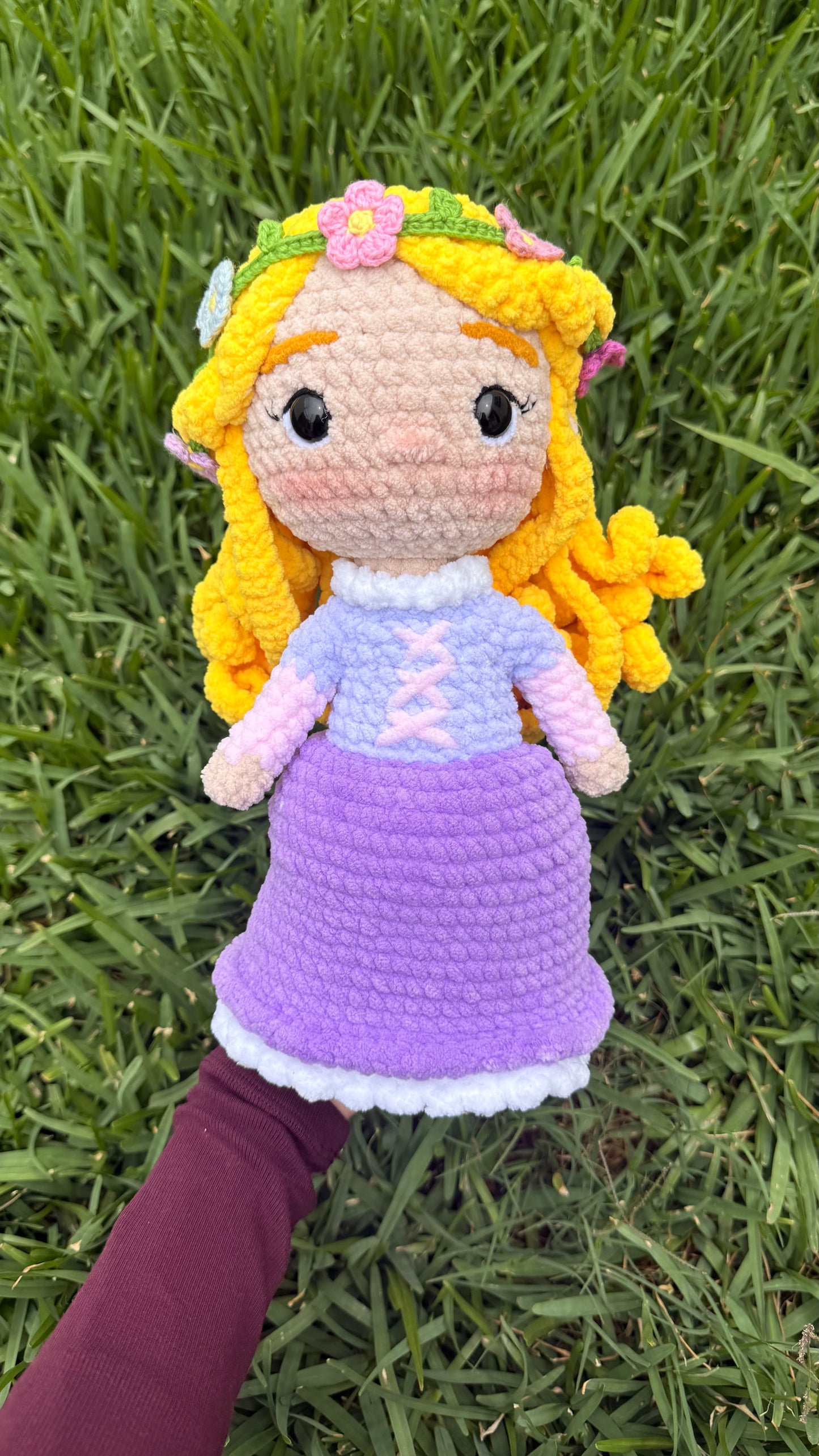 Rapunzel afelpada 30cm