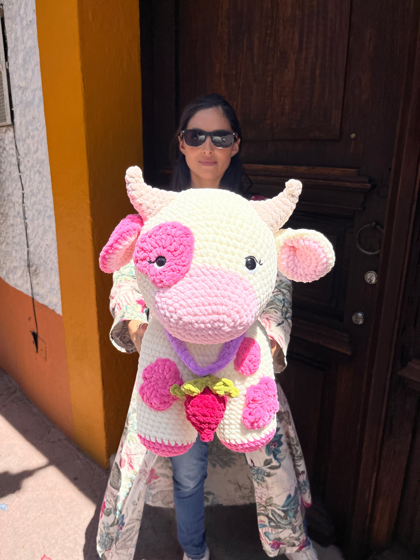 Mega Vaca pink 40cm