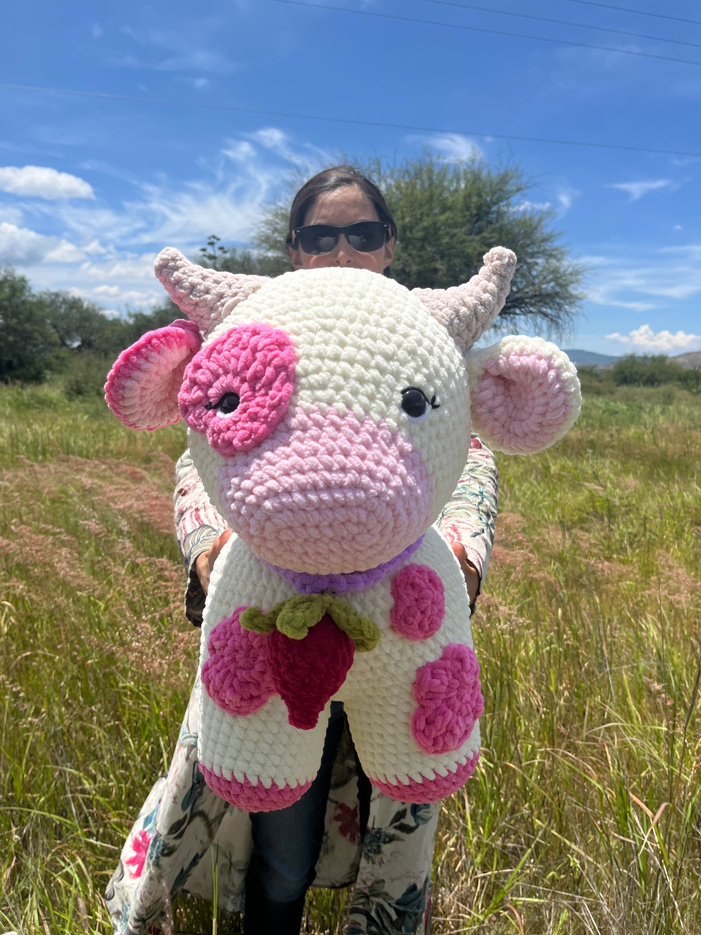 Mega Vaca pink 40cm