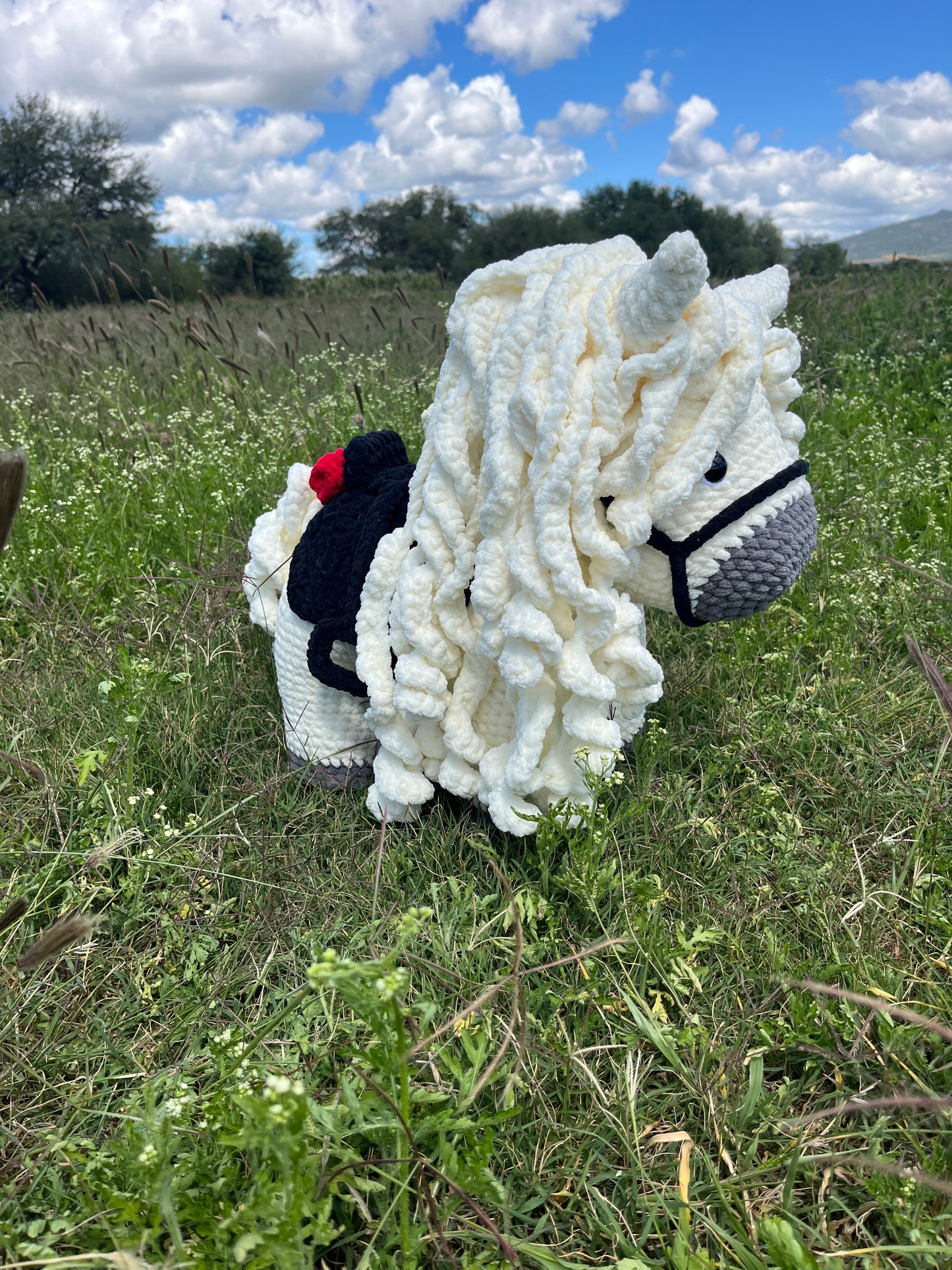 Mega Caballo Trueno con silla de montar