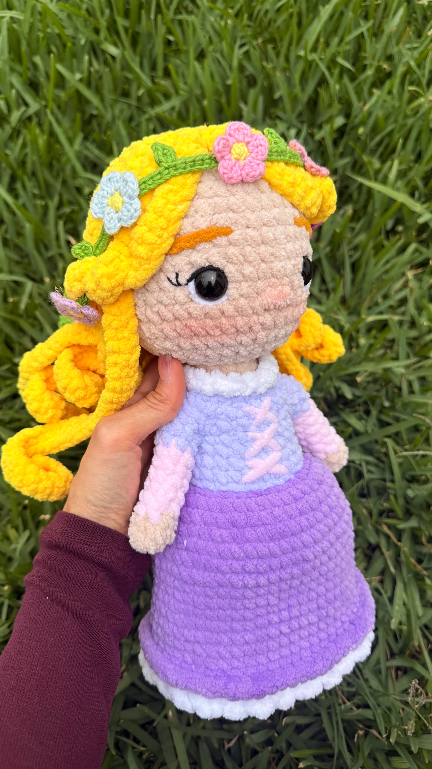 Rapunzel afelpada 30cm